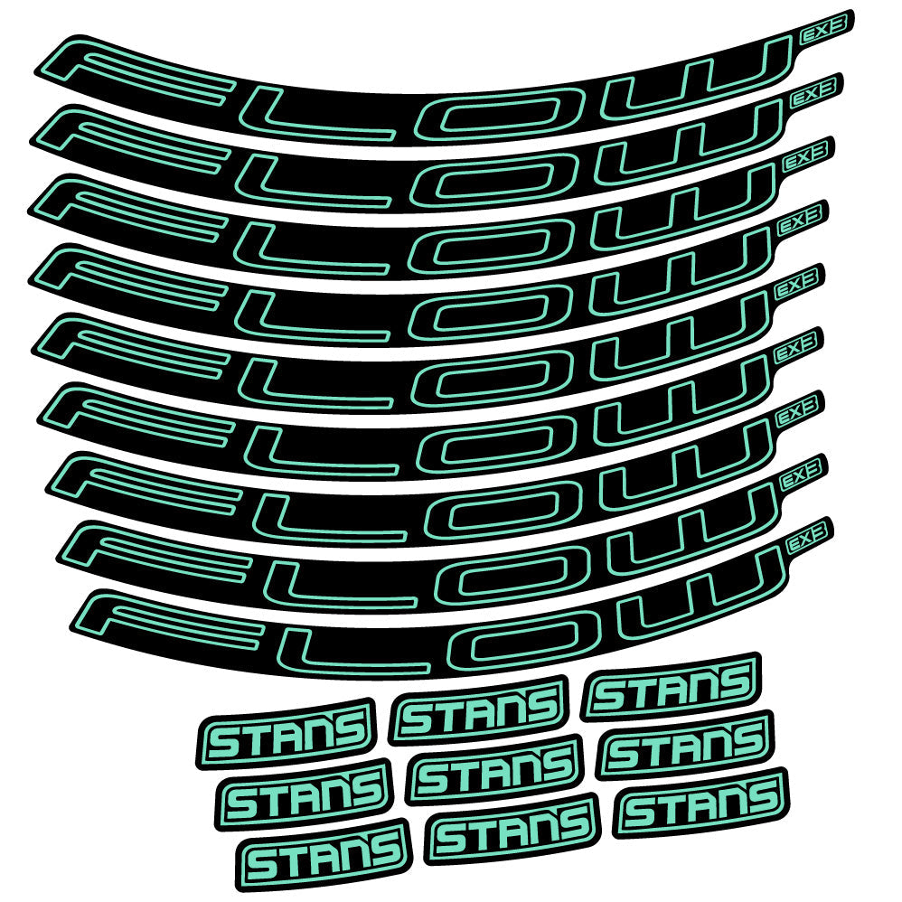 Stickers Stans Flow EX3 Ver.1 compatibles Autocollants roues VTT 29"