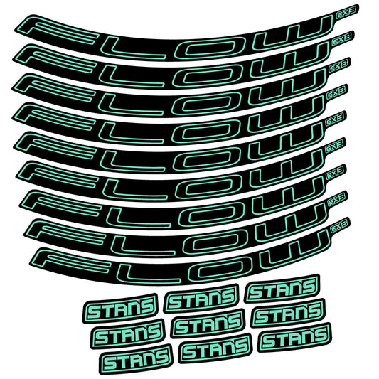 Stickers Stans Flow EX3 Ver1 compatibles - Autocollants roue vélo VTT