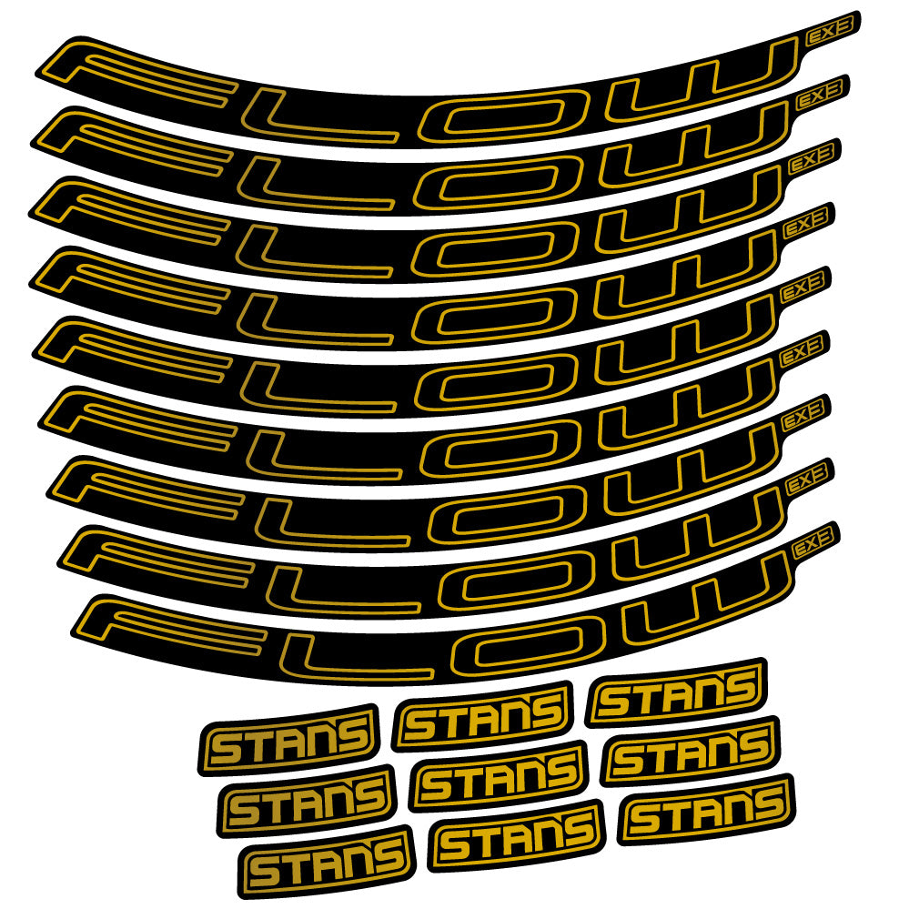 Stickers Stans Flow EX3 Ver.1 compatibles Autocollants roues VTT 29"