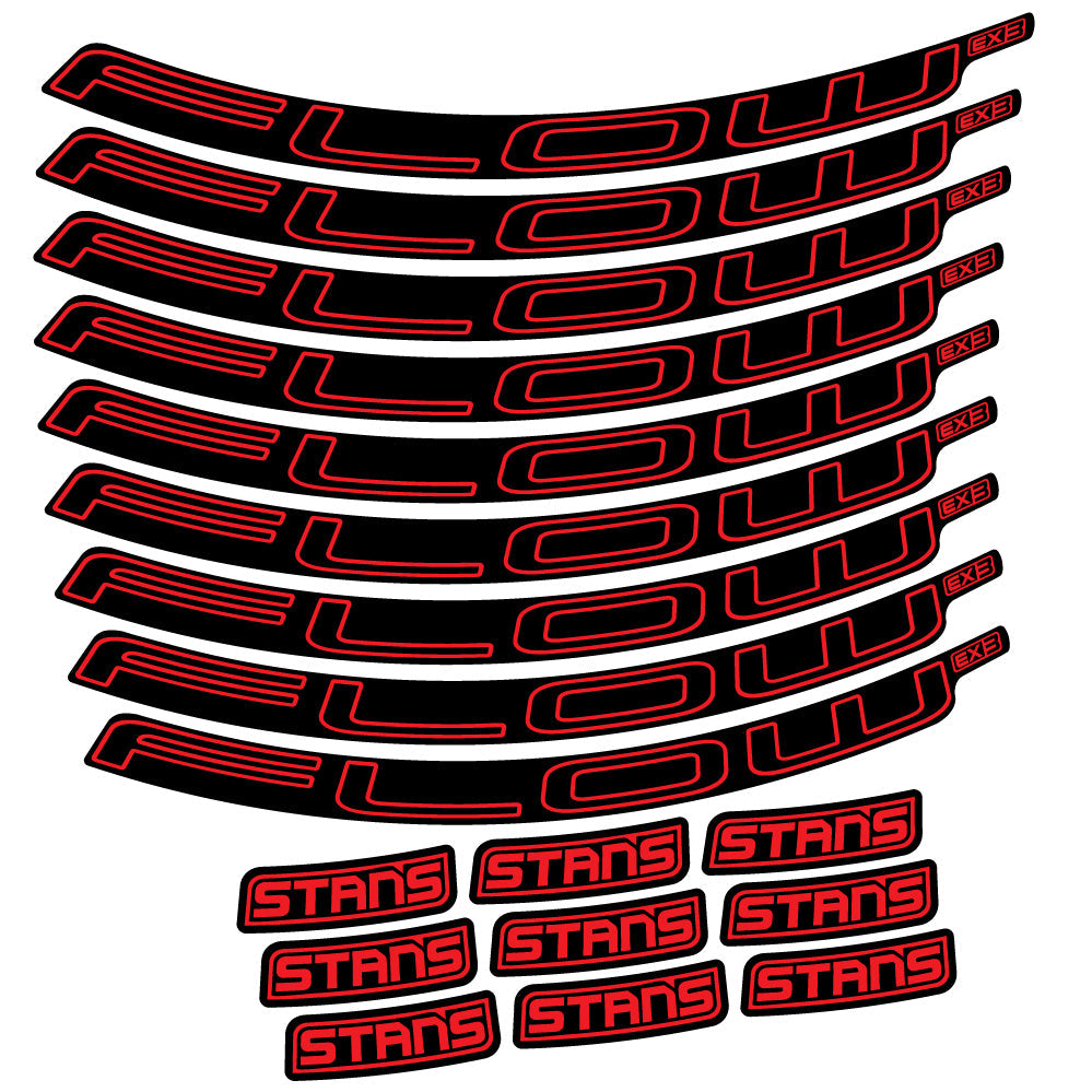 Stickers Stans Flow EX3 Ver.1 compatibles Autocollants roues VTT 29"
