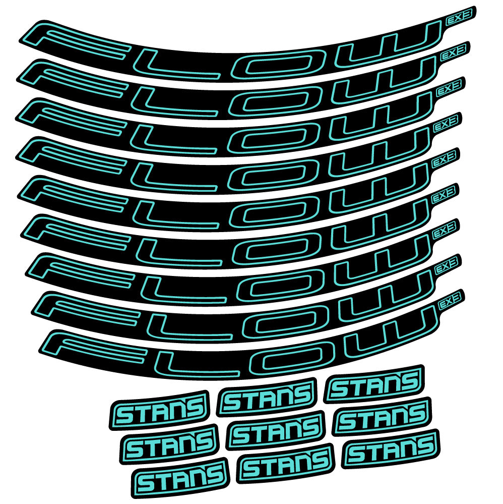 Stickers Stans Flow EX3 Ver.1 compatibles Autocollants roues VTT 29"