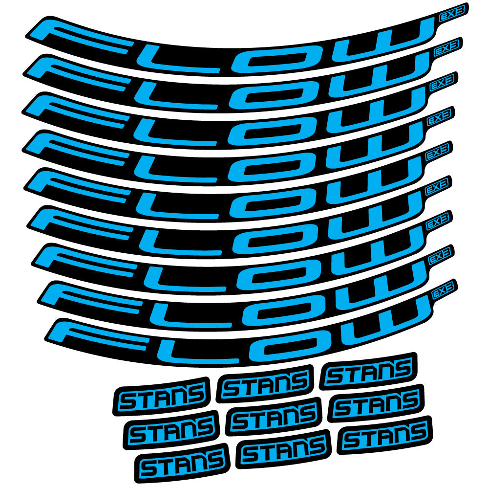 Stickers Stans Flow EX3 Ver.2 compatibles Autocollants roues VTT 29"