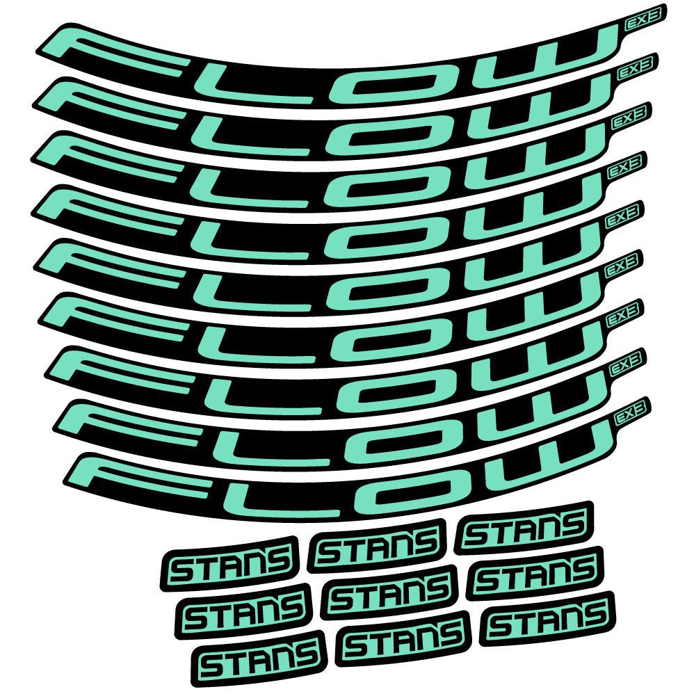 Stickers Stans Flow EX3 Ver.2 compatibles Autocollants roues VTT 29"