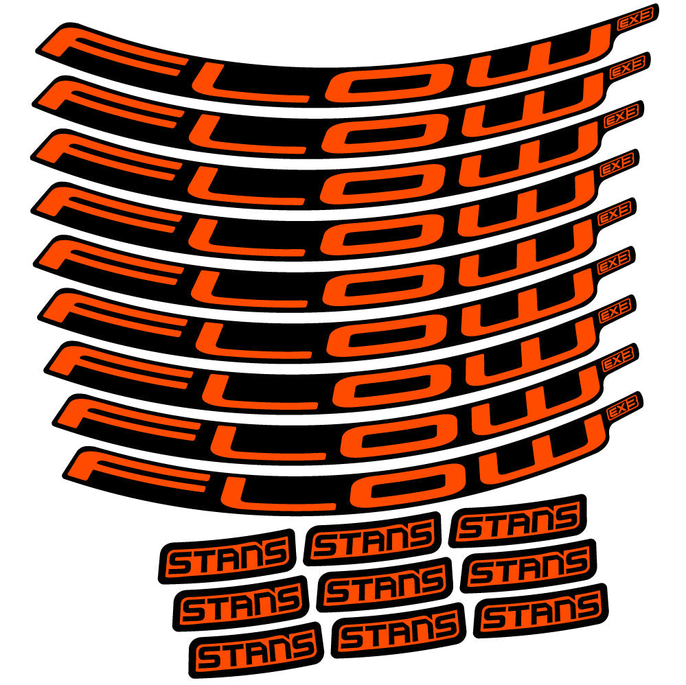 Stickers Stans Flow EX3 Ver.2 compatibles Autocollants roues VTT 29"