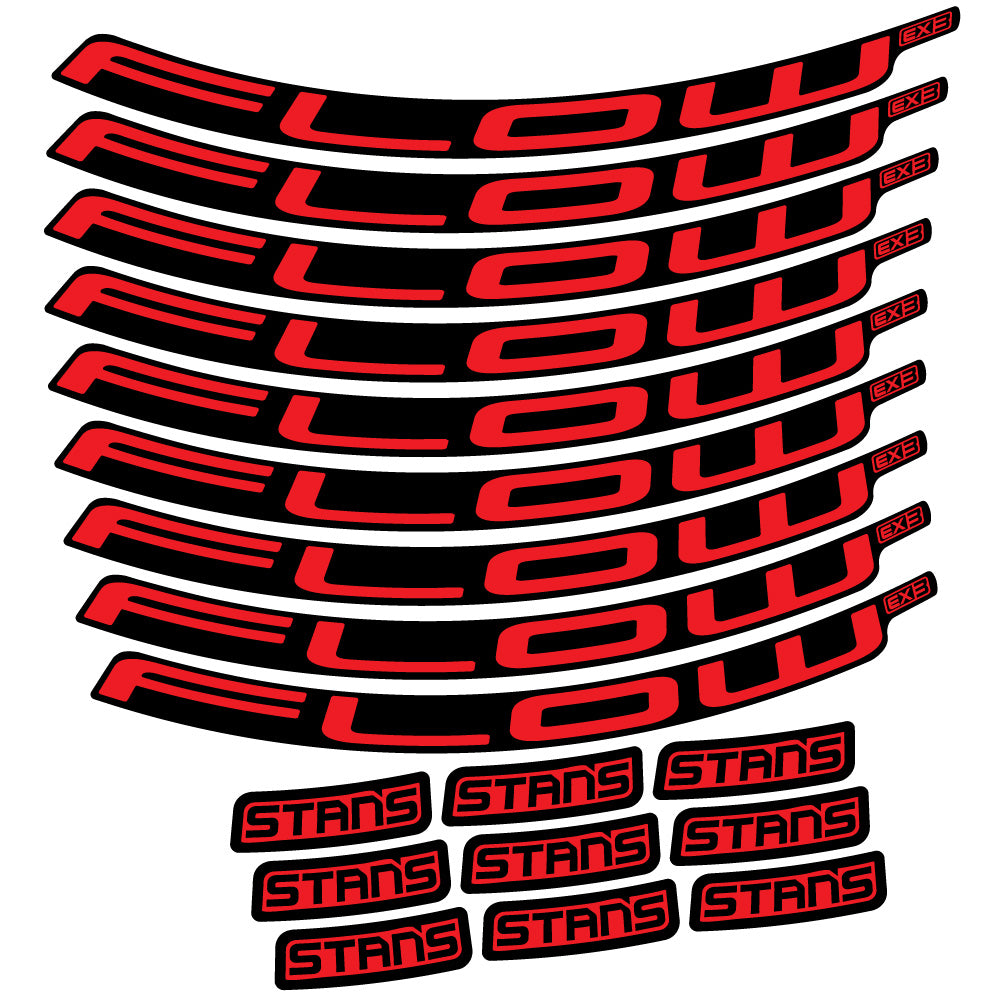 Stickers Stans Flow EX3 Ver.2 compatibles Autocollants roues VTT 29"