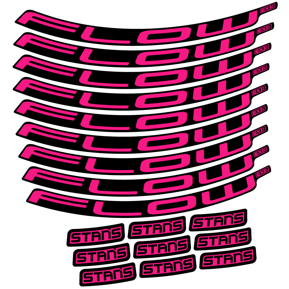 Stickers Stans Flow EX3 Ver.2 compatibles Autocollants roues VTT 29"