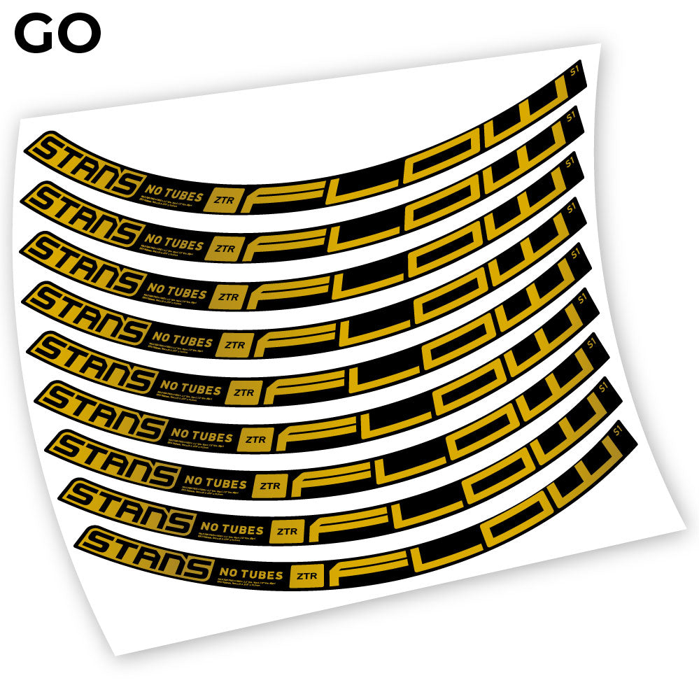 Stickers Stans Notubes ZTR Flow S1 2020 compatibles Autocollants roues