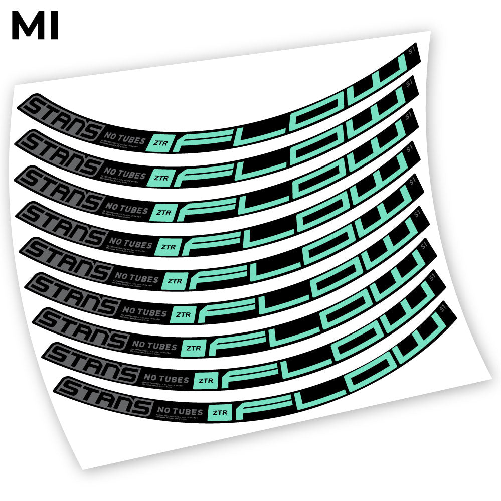 Stickers Stans Notubes ZTR Flow S1 2020 compatibles Autocollants roues