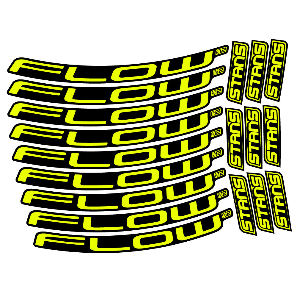 Stickers Stans Flow S2 compatibles Autocollants roues VTT 29"