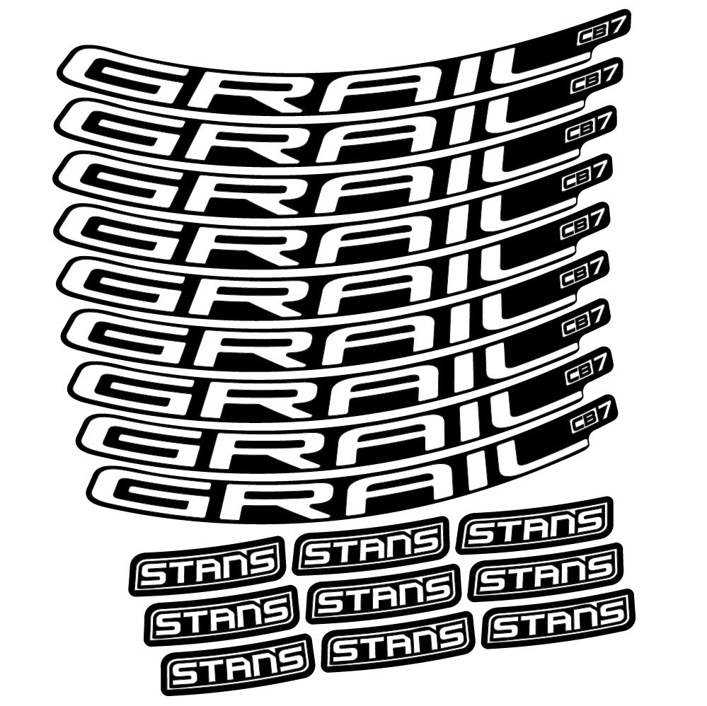 Stickers Stans Grail CB7 Ver.2 compatibles Autocollants roues VTT 29"