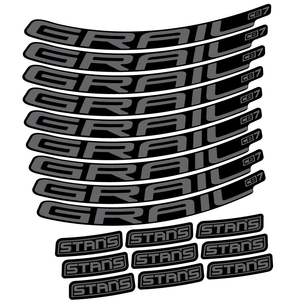 Stickers Stans Grail CB7 Ver.2 compatibles Autocollants roues VTT 29"