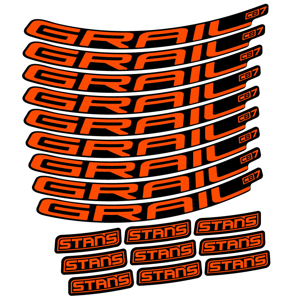Stickers Stans Grail CB7 Ver.2 compatibles Autocollants roues VTT 29"