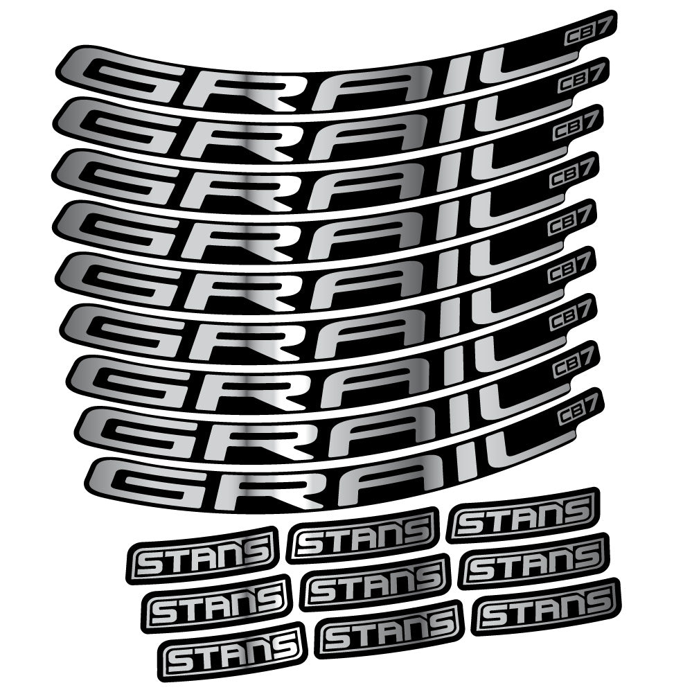 Stickers Stans Grail CB7 Ver.2 compatibles Autocollants roues VTT 29"