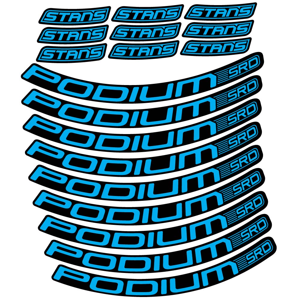 Stickers Stans Podium SRD compatibles Autocollants roues VTT 29"