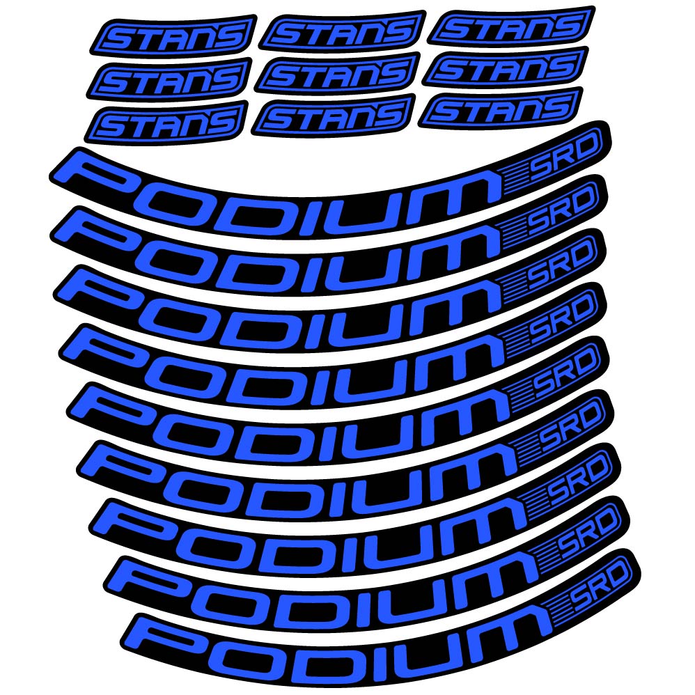 Stickers Stans Podium SRD compatibles Autocollants roues VTT 29"