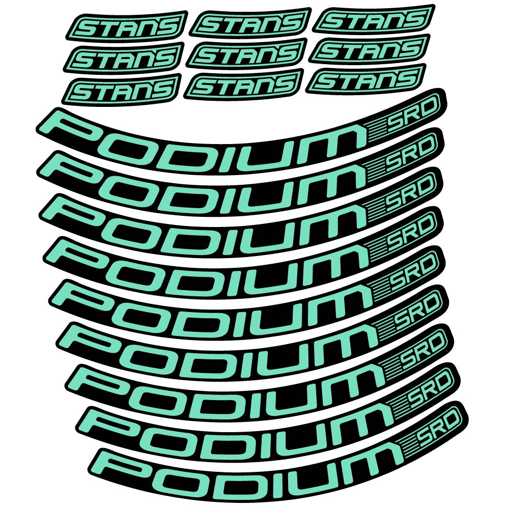 Stickers Stans Podium SRD compatibles Autocollants roues VTT 29"