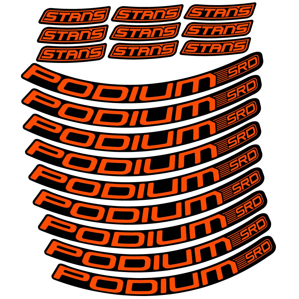 Stickers Stans Podium SRD compatibles Autocollants roues VTT 29"