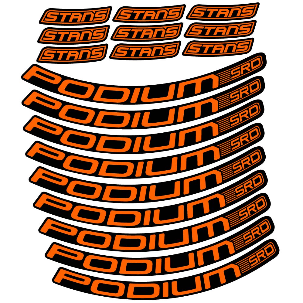 Stickers Stans Podium SRD compatibles Autocollants roues VTT 29"
