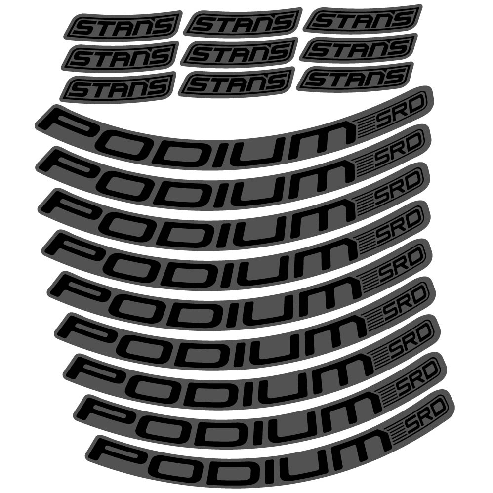 Stickers Stans Podium SRD compatibles Autocollants roues VTT 29"
