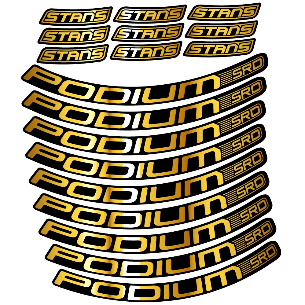 Stickers Stans Podium SRD compatibles Autocollants roues VTT 29"