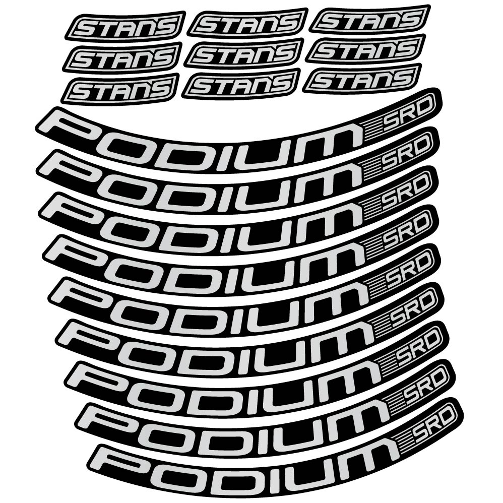 Stickers Stans Podium SRD compatibles Autocollants roues VTT 29"