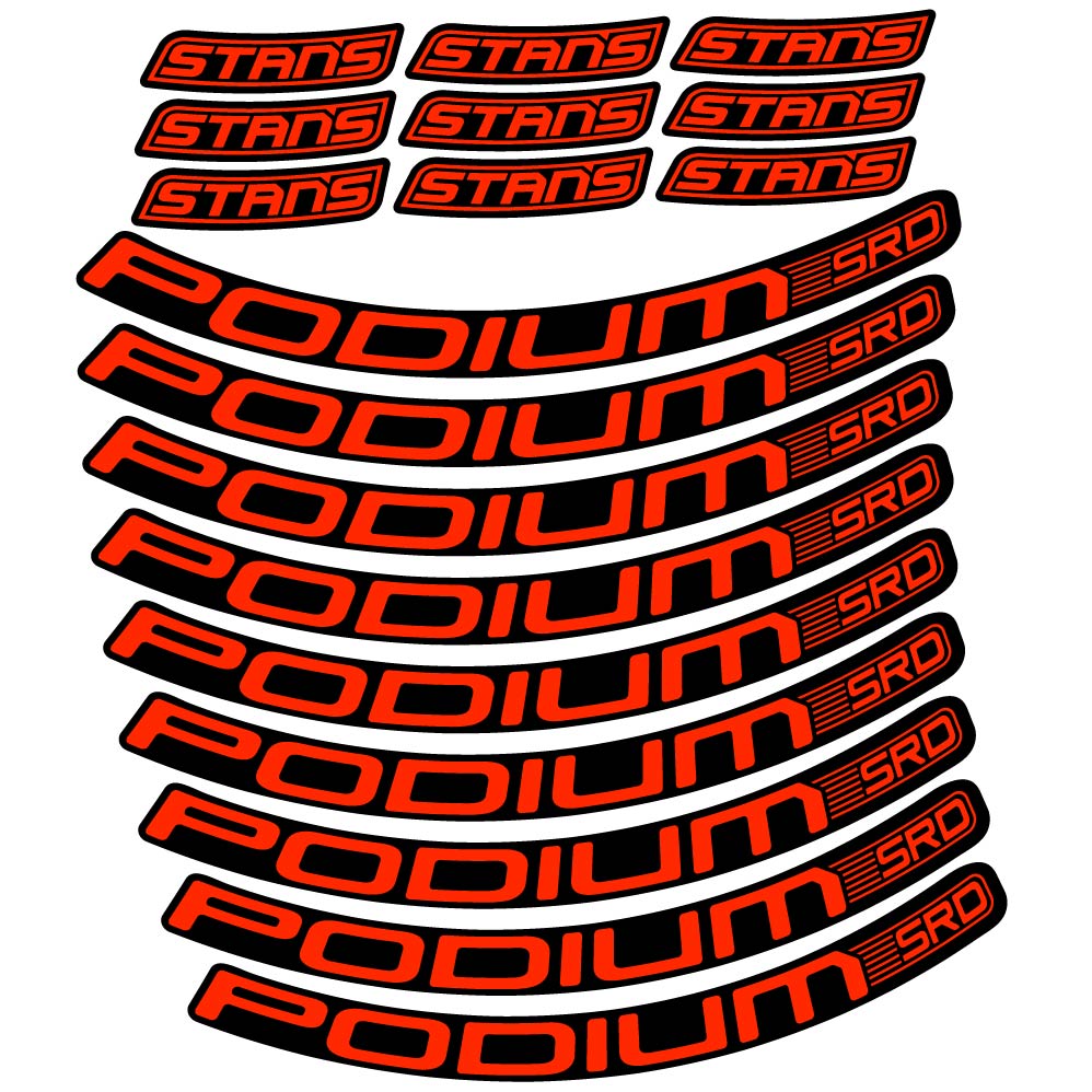 Stickers Stans Podium SRD compatibles Autocollants roues VTT 29"