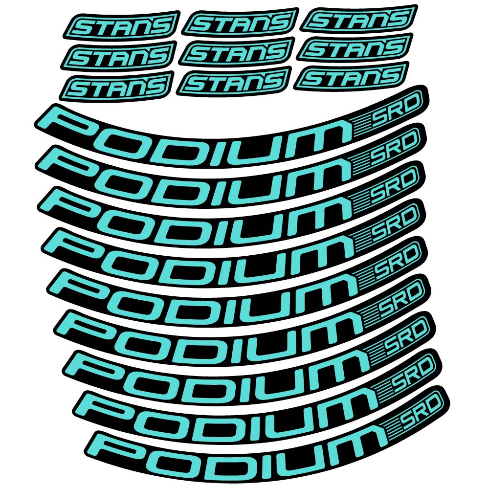 Stickers Stans Podium SRD compatibles Autocollants roues VTT 29"