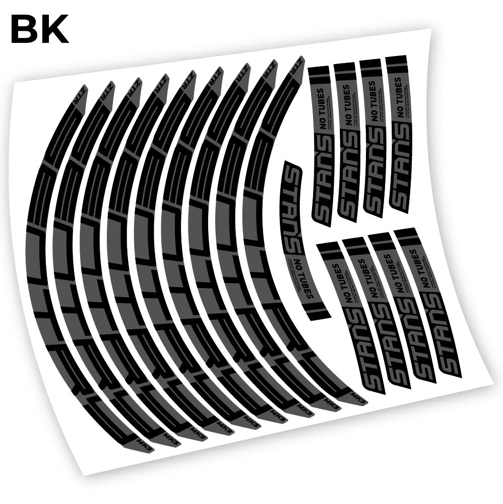 Stickers Notubes ZTR Sentry MK3 2018 compatibles Autocollants roues