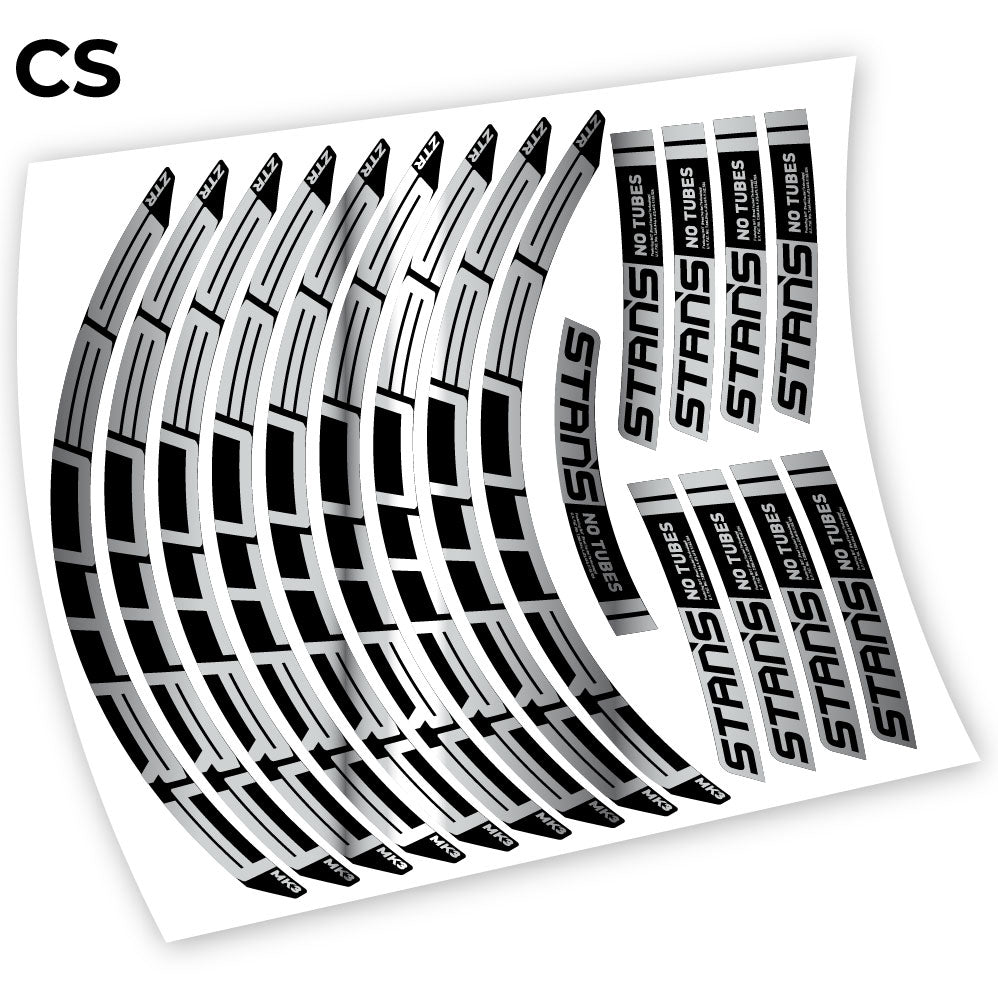 Stickers Notubes ZTR Sentry MK3 2018 compatibles Autocollants roues