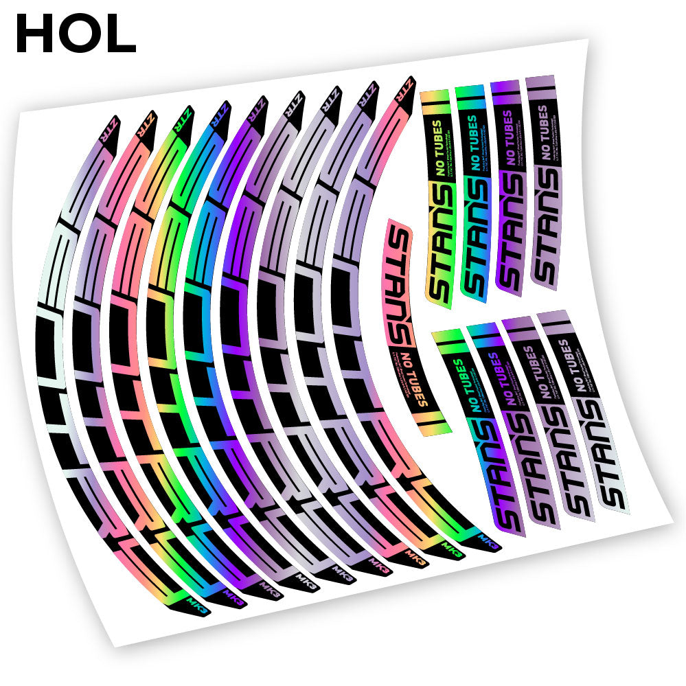 Stickers Notubes ZTR Sentry MK3 2018 compatibles Autocollants roues