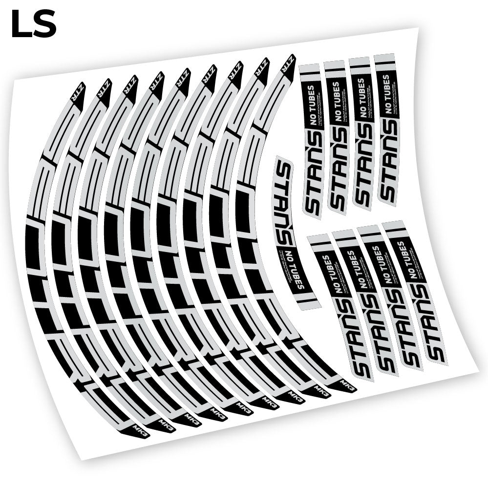 Stickers Notubes ZTR Sentry MK3 2018 compatibles Autocollants roues