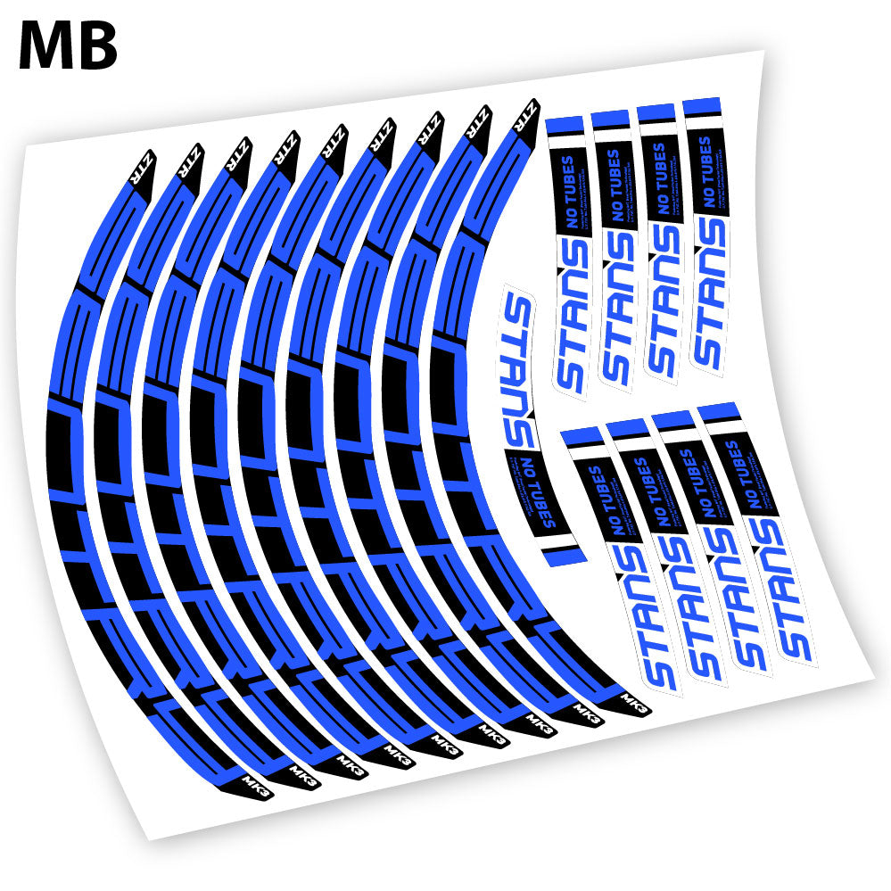 Stickers Notubes ZTR Sentry MK3 2018 compatibles Autocollants roues