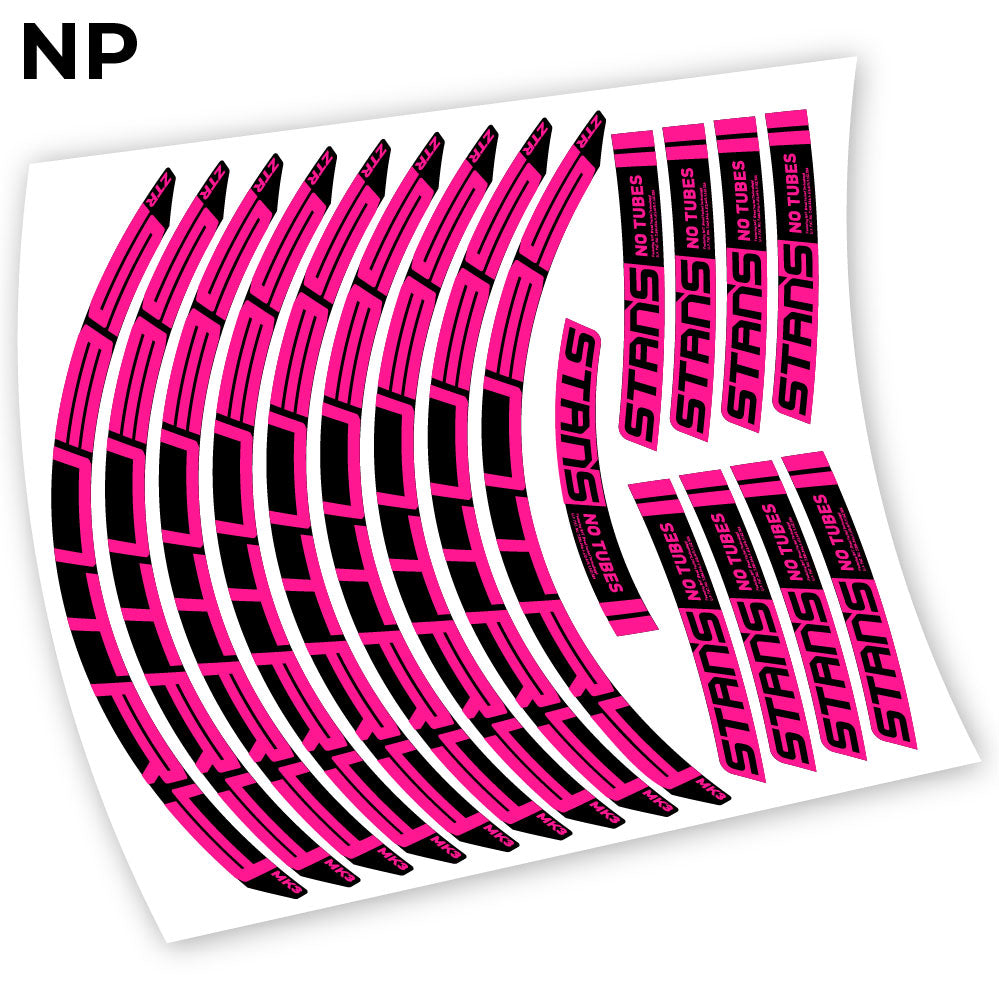 Stickers Notubes ZTR Sentry MK3 2018 compatibles Autocollants roues