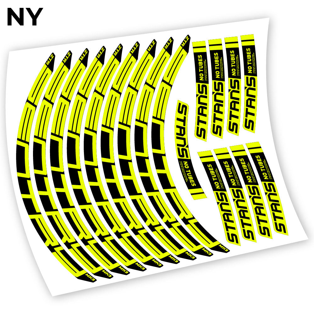 Stickers Notubes ZTR Sentry MK3 2018 compatibles Autocollants roues