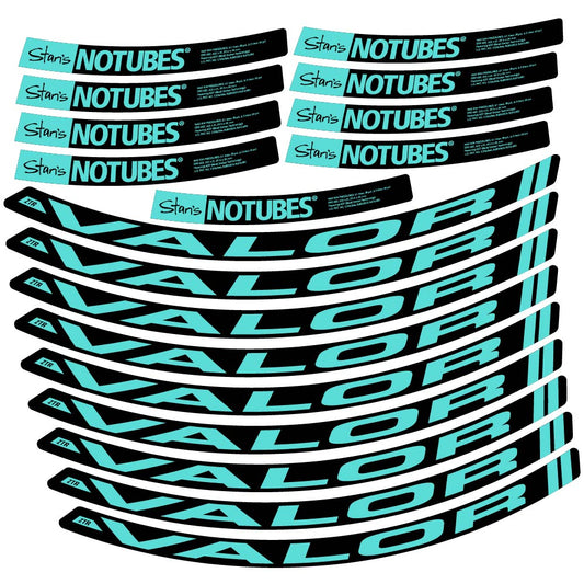 Stickers Stans Notubes ZTR Valor compatibles Autocollants roues VTT 29"