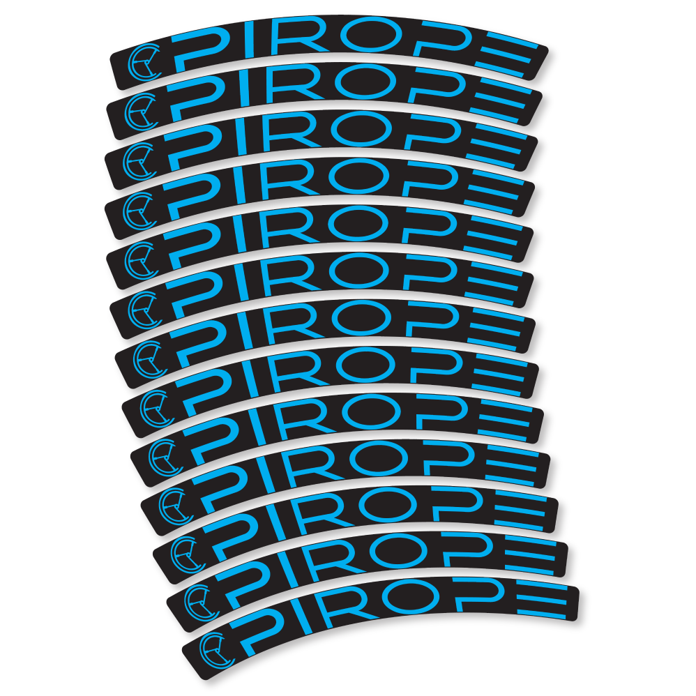 Stickers Pirope compatibles - Autocollants roue vélo VTT