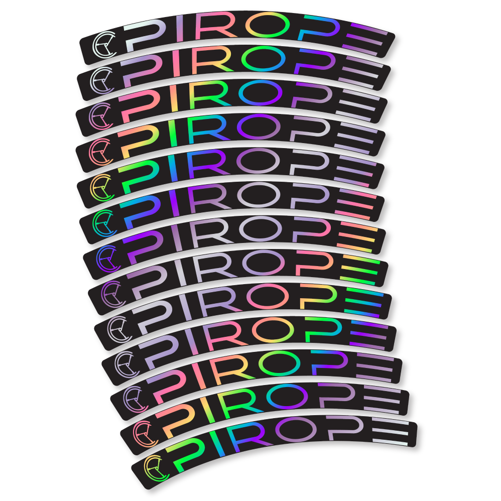 Stickers Pirope compatibles - Autocollants roue vélo VTT