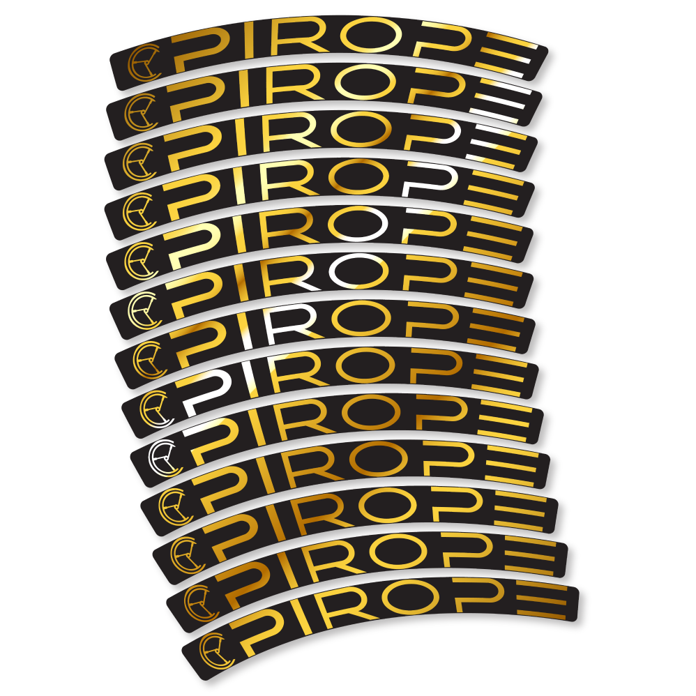 Stickers Pirope compatibles - Autocollants roue vélo VTT