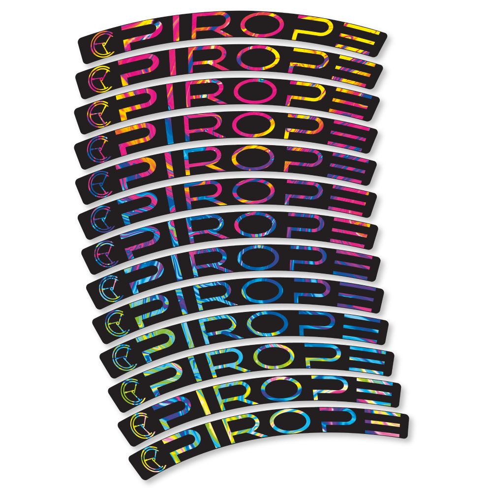 Stickers Pirope compatibles - Autocollants roue vélo VTT