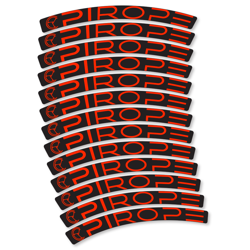 Stickers Pirope compatibles - Autocollants roue vélo VTT