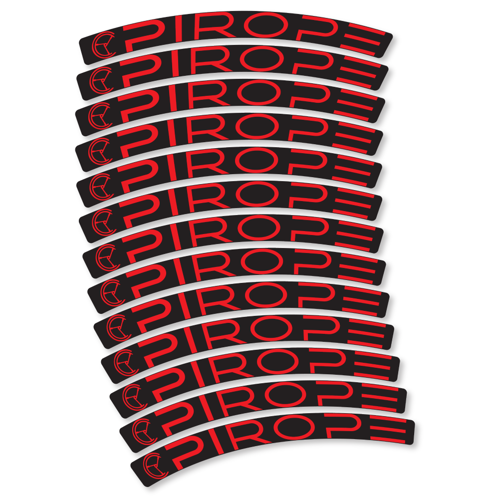 Stickers Pirope compatibles - Autocollants roue vélo VTT