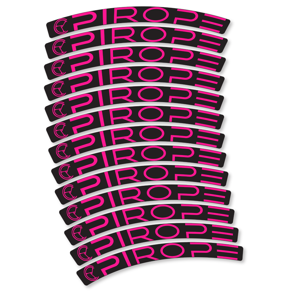Stickers Pirope compatibles - Autocollants roue vélo VTT
