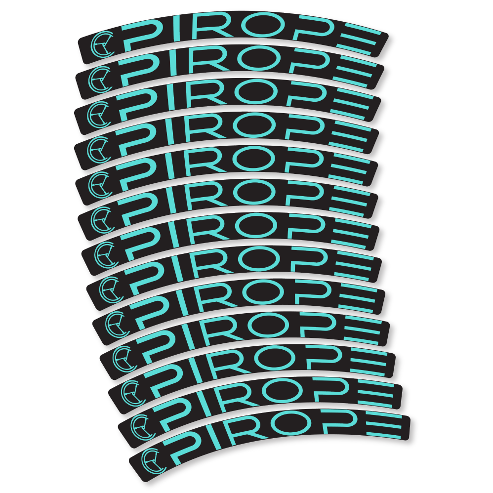Stickers Pirope compatibles - Autocollants roue vélo VTT
