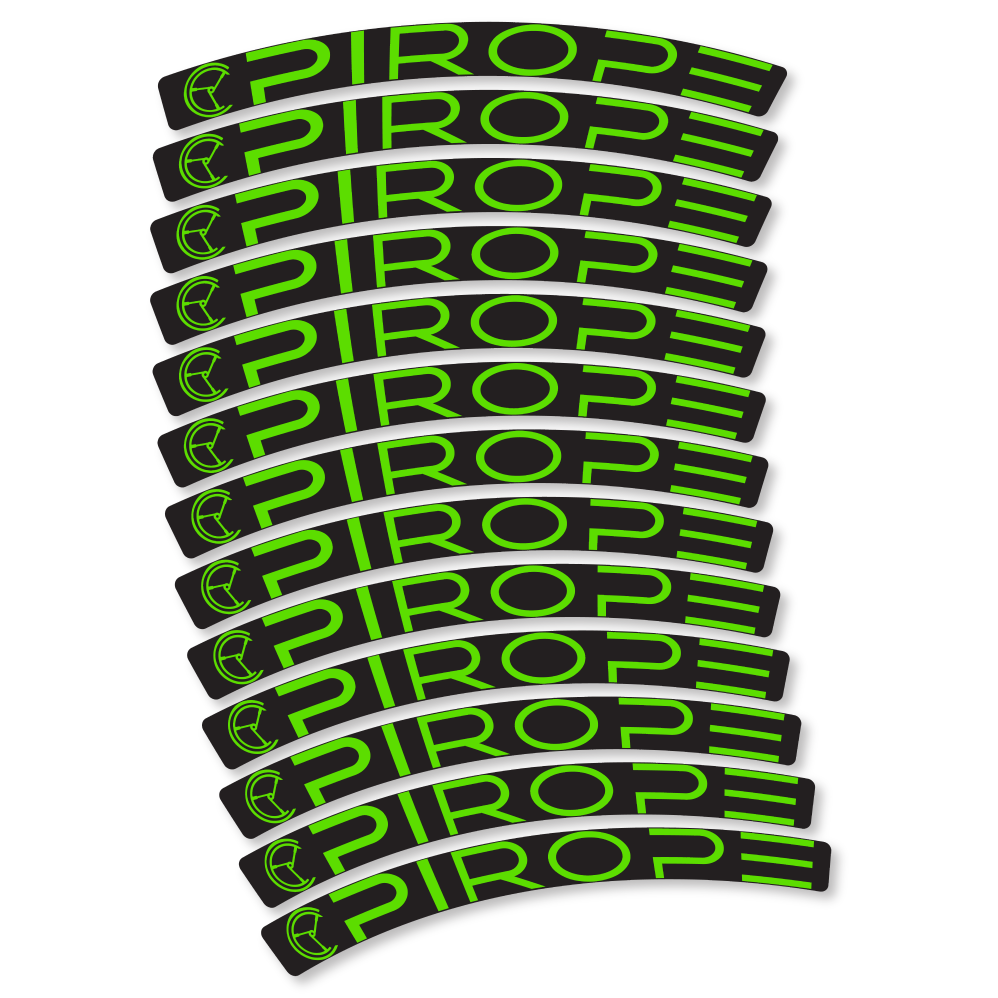 Stickers Pirope compatibles - Autocollants roue vélo VTT