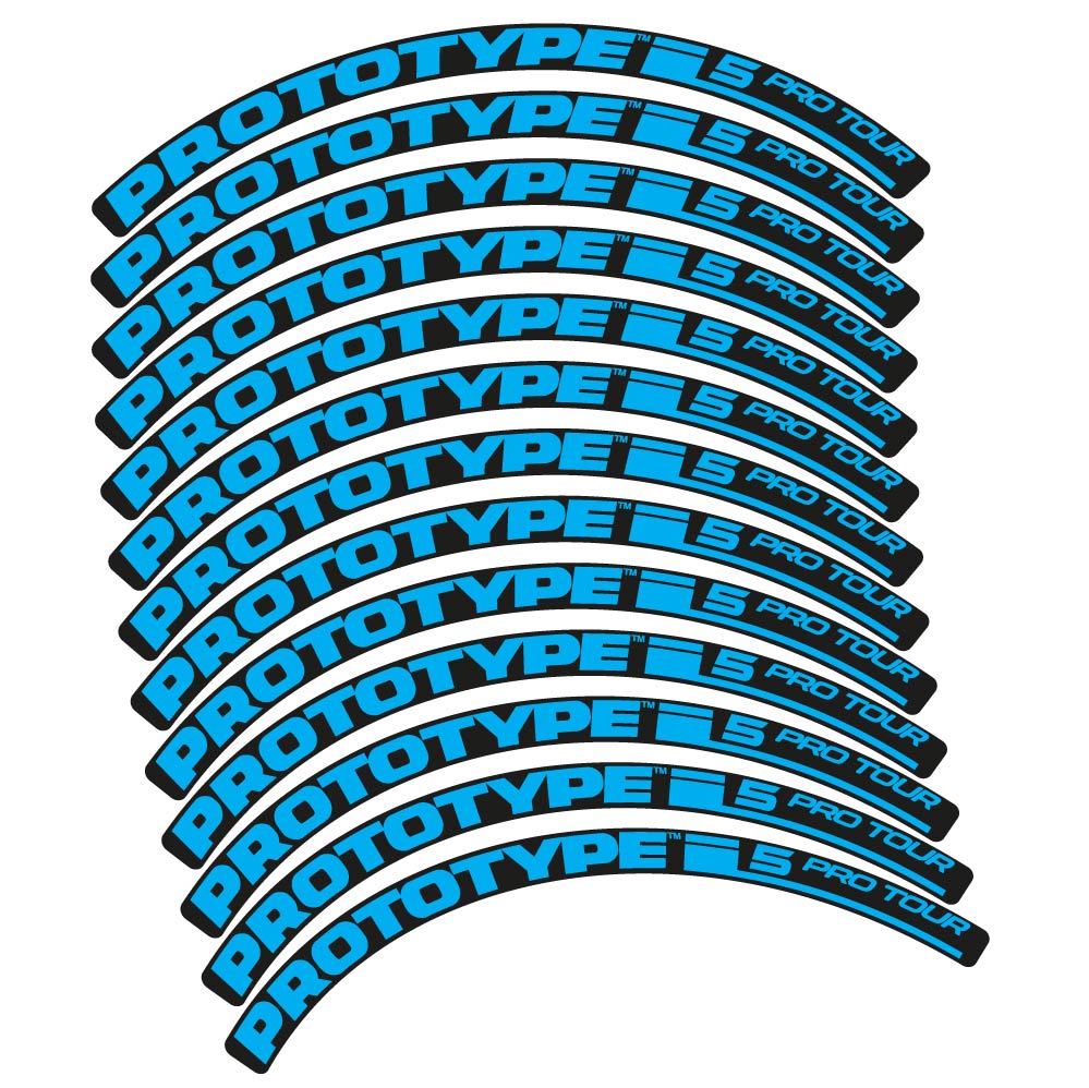 Stickers Proto. Pro Tour 5 2016 compatibles Autocollants roues VTT 29"