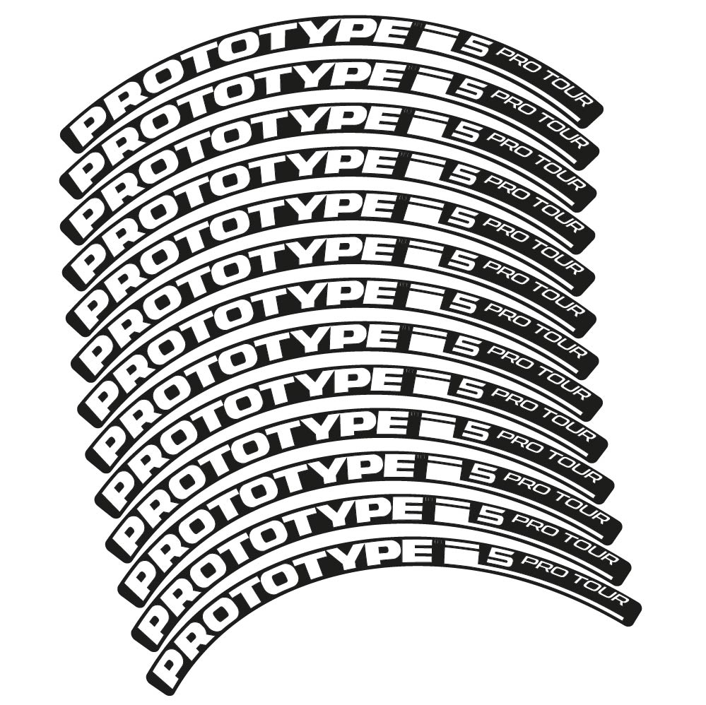 Stickers Proto. Pro Tour 5 2016 compatibles Autocollants roues VTT 29"