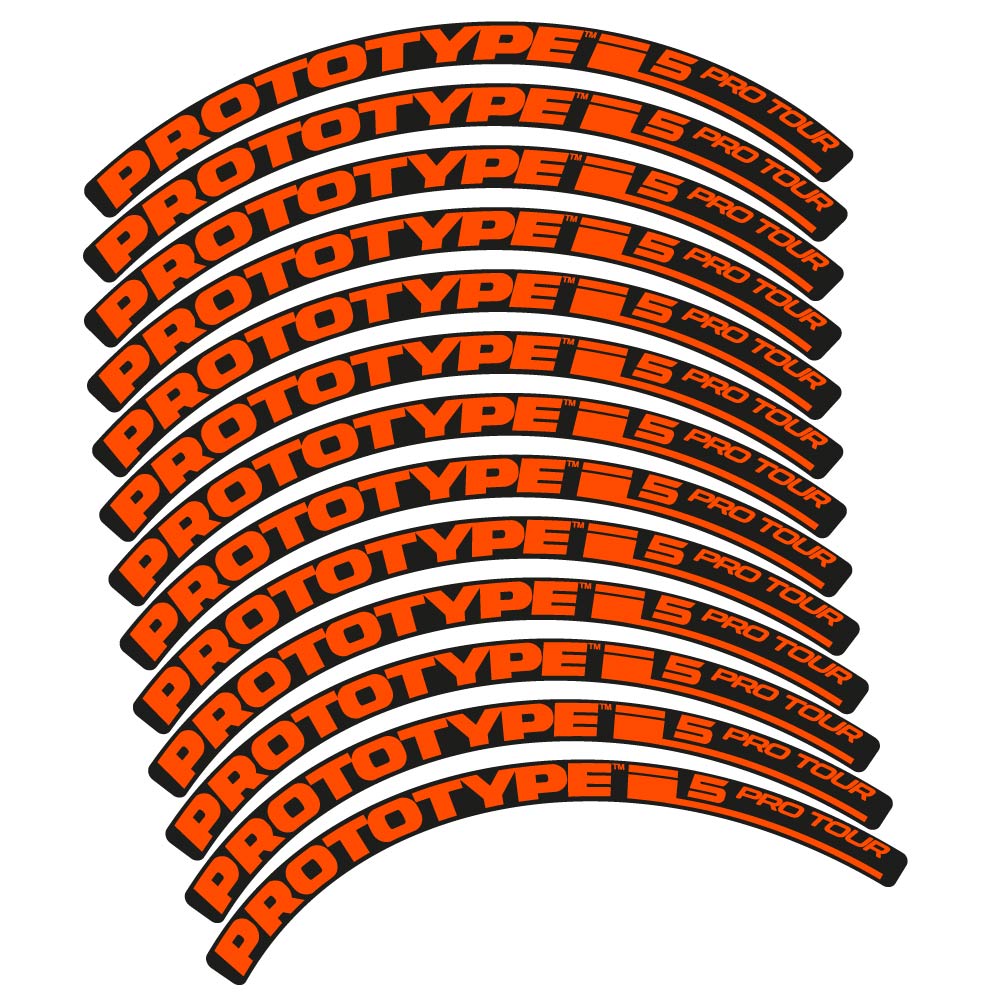 Stickers Proto. Pro Tour 5 2016 compatibles Autocollants roues VTT 29"