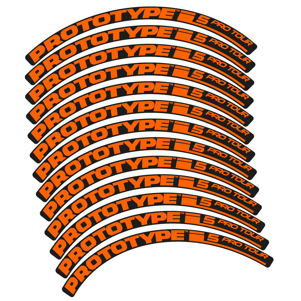 Stickers Proto. Pro Tour 5 2016 compatibles Autocollants roues VTT 29"