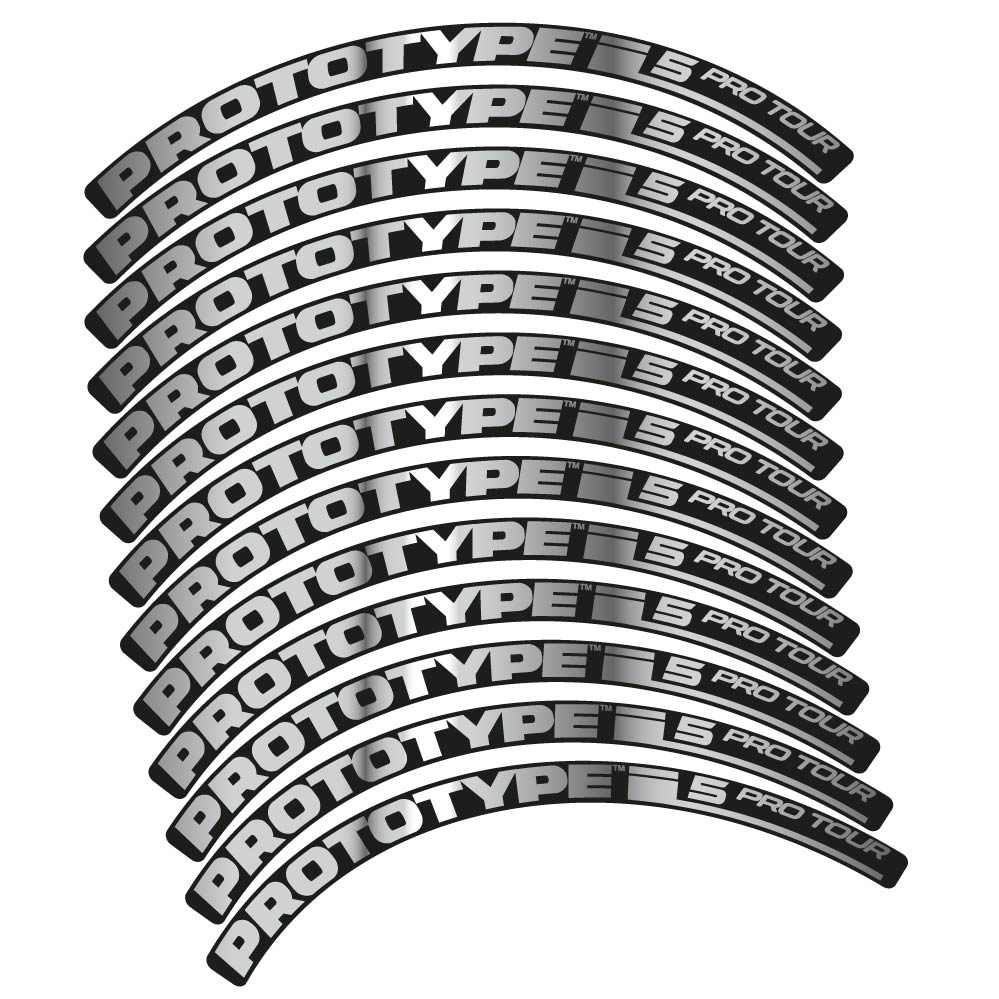 Stickers Proto Pro Tour 5 2016 compatibles - Autocollants roue vélo VTT