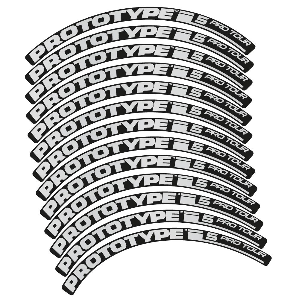 Stickers Proto Pro Tour 5 2016 compatibles - Autocollants roue vélo VTT